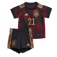Tyskland Ilkay Gundogan #21 Bortatröja Barn VM 2022 Kortärmad (+ Korta byxor)